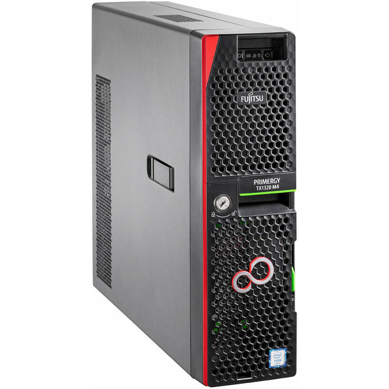 Fujitsu Primergy TX1320 M4 Server mit 2 x 2 TB SSD Festplatten Raid, 64 GB Arbeitsspeicher und Windows Server 2022 Installation